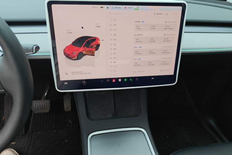 Used Tesla Model Y 2023 Rear-Wheel-Drive Version Audio And AC Panel