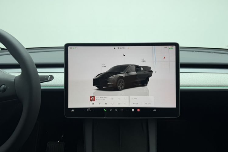 Used Tesla Model Y 2023 Rear-Wheel-Drive Version Audio And AC Panel