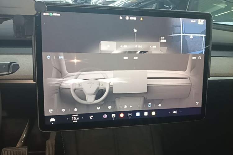 Used Tesla Model Y 2023 Rear-Wheel-Drive Version Audio And AC Panel