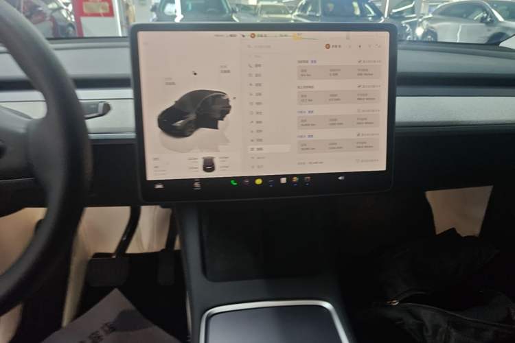 Used Tesla Model Y 2023 Rear-Wheel-Drive Version Audio And AC Panel