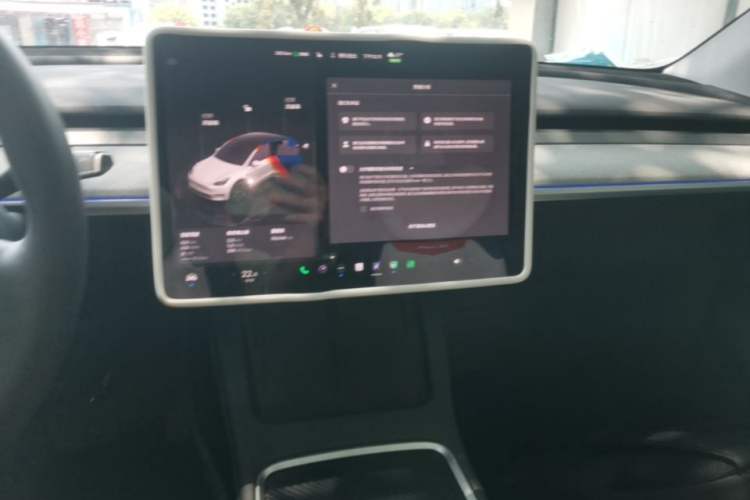 Used Tesla Model Y 2023 Rear-Wheel-Drive Version Audio And AC Panel