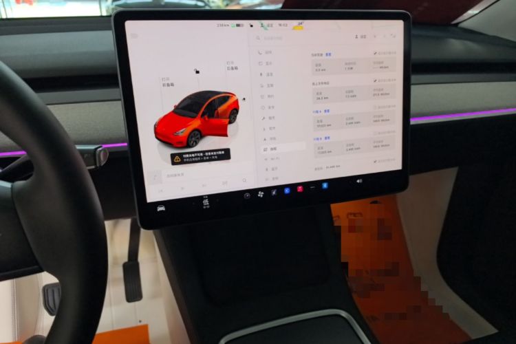 Used Tesla Model Y 2023 Rear-Wheel-Drive Version Audio And AC Panel