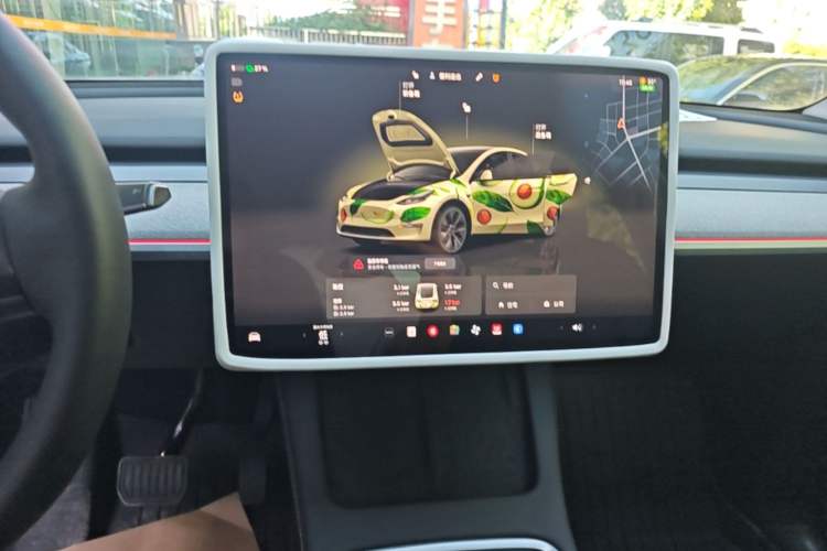 Used Tesla Model Y 2023 Rear-Wheel-Drive Version Audio And AC Panel