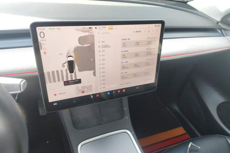 Used Tesla Model Y 2023 Rear-Wheel-Drive Version Audio And AC Panel