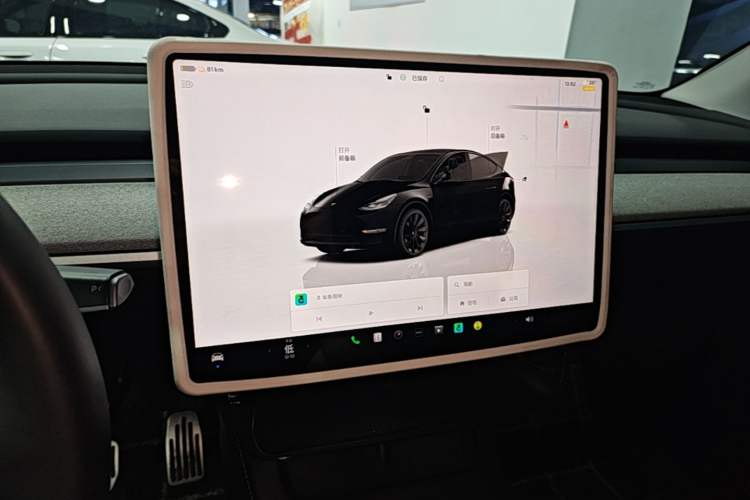 Used Tesla Model Y 2023 Rear-Wheel-Drive Version Audio And AC Panel
