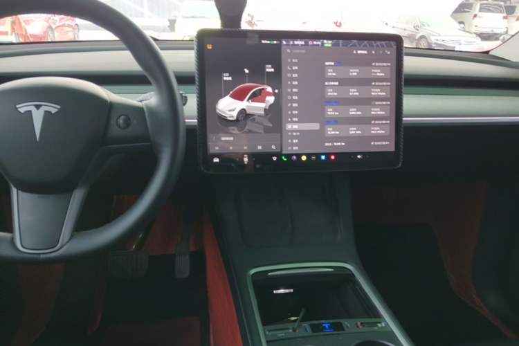 Used Tesla Model Y 2023 Rear-Wheel-Drive Version Audio And AC Panel