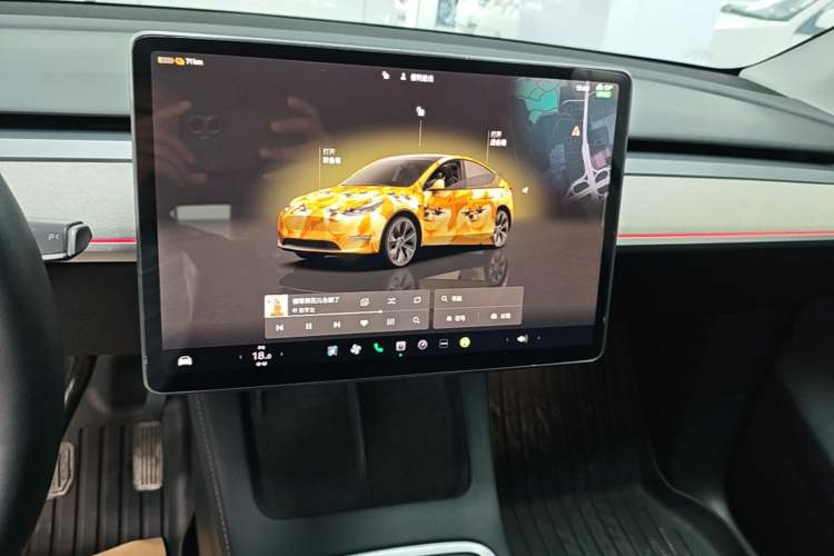 Used Tesla Model Y 2023 Rear-Wheel-Drive Version Audio And AC Panel