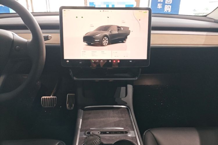 Used Tesla Model Y 2023 Long-Range All-Wheel-Drive Version Audio And AC Panel
