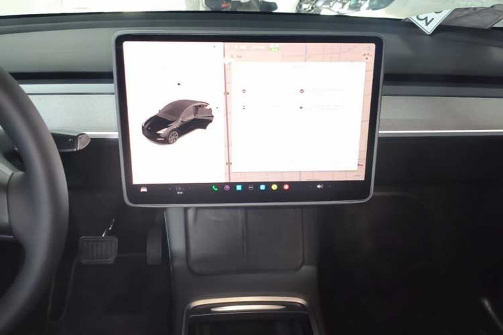 Used Tesla Model Y 2023 Rear-Wheel-Drive Version Audio And AC Panel