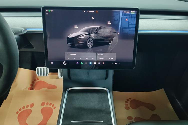 Used Tesla Model Y 2023 Rear-Wheel-Drive Version Audio And AC Panel