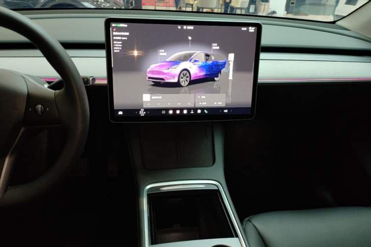 Used Tesla Model Y 2023 Rear-Wheel-Drive Version Audio And AC Panel