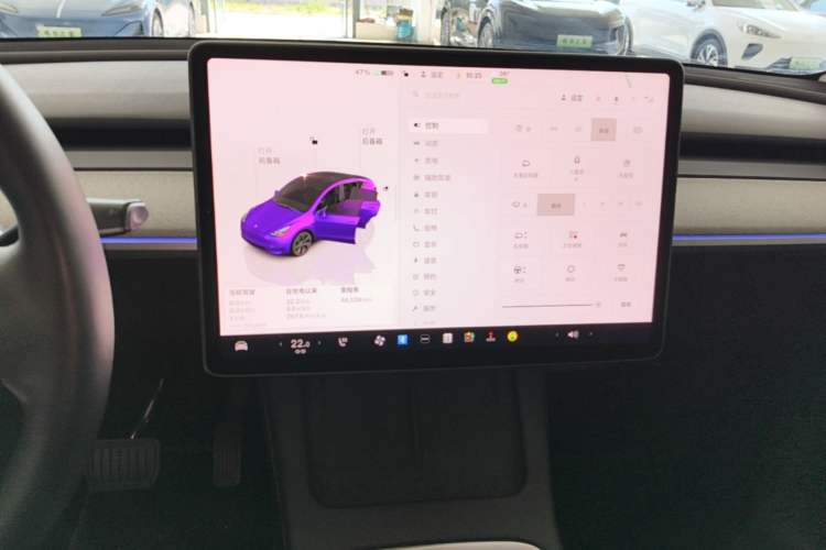 Used Tesla Model Y 2023 Rear-Wheel-Drive Version Audio And AC Panel