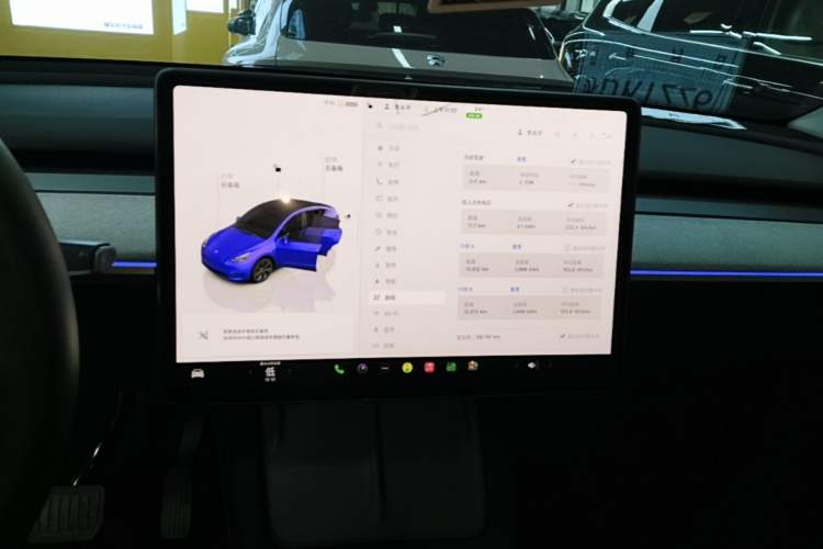 Used Tesla Model Y 2023 Rear-Wheel-Drive Version Audio And AC Panel