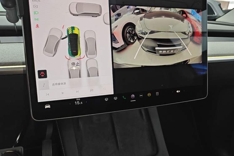Used Tesla Model Y 2023 Rear-Wheel-Drive Version Audio And AC Panel