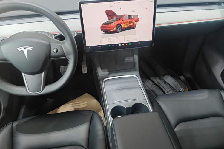 Used Tesla Model Y 2023 Rear-Wheel-Drive Version Audio And AC Panel