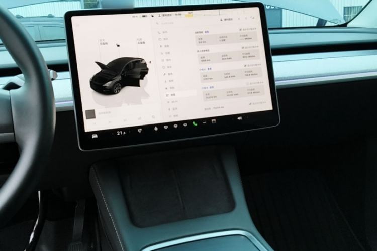 Used Tesla Model Y 2023 Rear-Wheel-Drive Version Audio And AC Panel