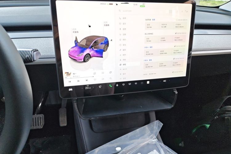 Used Tesla Model Y 2023 Rear-Wheel-Drive Version Audio And AC Panel