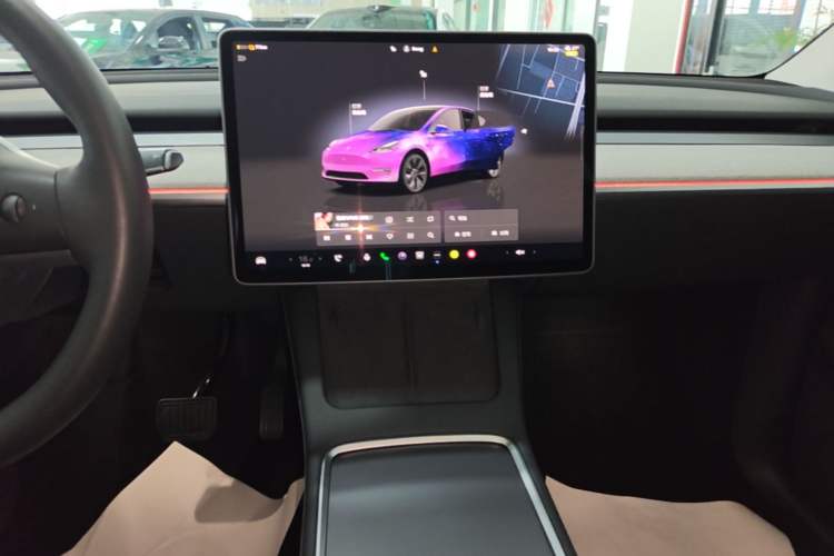 Used Tesla Model Y 2023 Rear-Wheel-Drive Version Audio And AC Panel