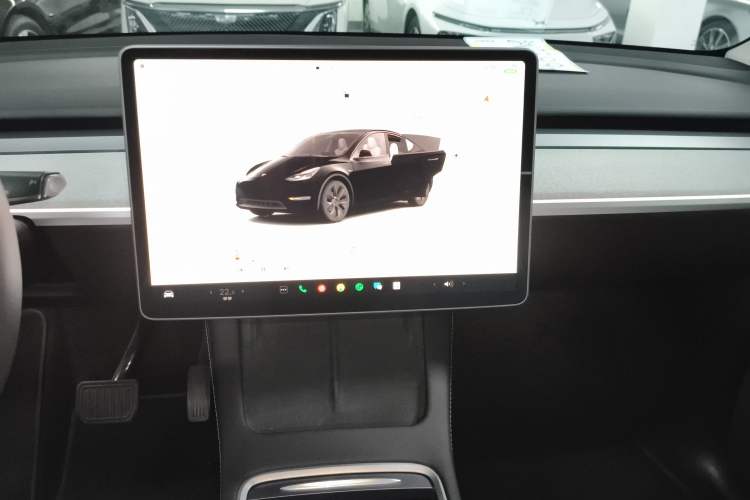 Used Tesla Model Y 2023 Long-Range All-Wheel-Drive Version Audio And AC Panel