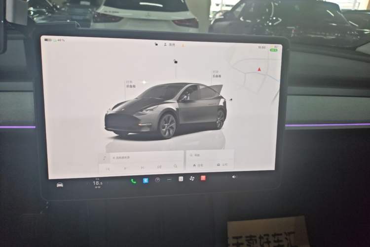 Used Tesla Model Y 2023 Rear-Wheel-Drive Version Audio And AC Panel