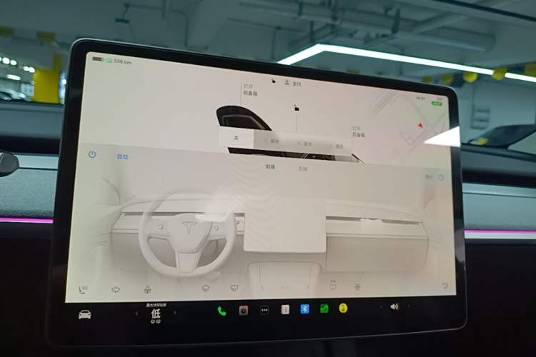 Used Tesla Model Y 2023 Rear-Wheel-Drive Version Audio And AC Panel