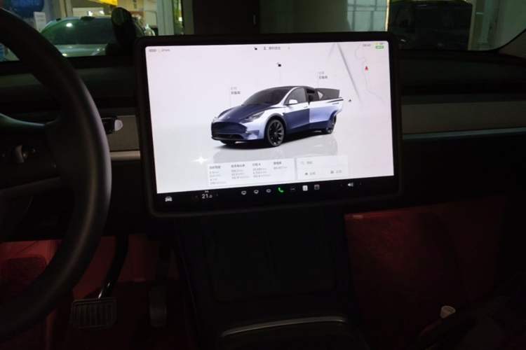 Used Tesla Model Y 2023 Rear-Wheel-Drive Version Audio And AC Panel