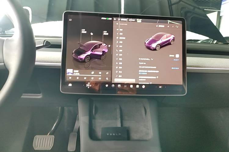 Used Tesla Model Y 2023 Rear-Wheel-Drive Version Audio And AC Panel