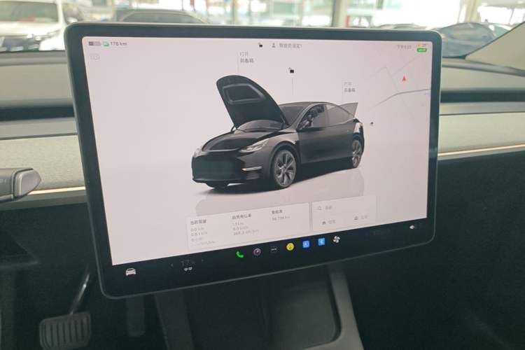 Used Tesla Model Y 2023 Rear-Wheel-Drive Version Audio And AC Panel