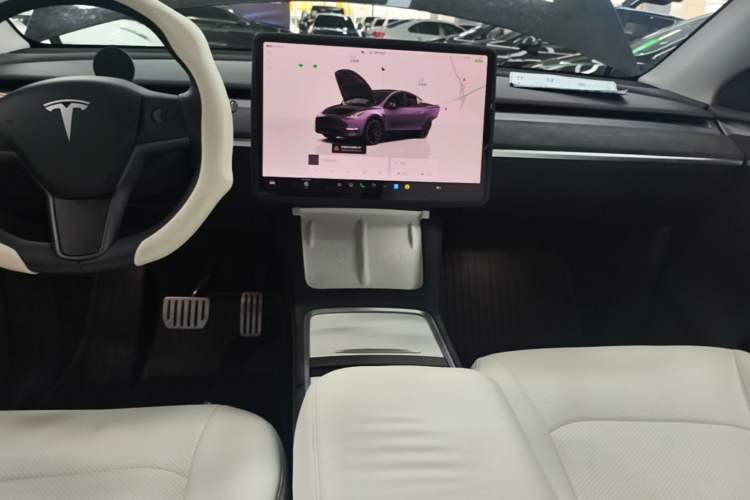 Used Tesla Model Y 2023 High-Performance All-Wheel-Drive Version Audio And AC Panel