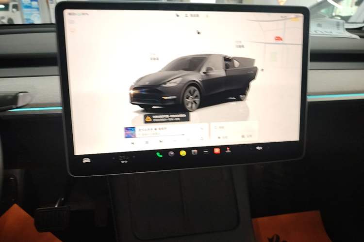 Used Tesla Model Y 2023 Rear-Wheel-Drive Version Audio And AC Panel