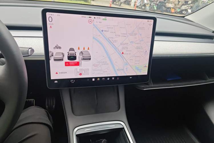 Used Tesla Model Y 2023 Rear-Wheel-Drive Version Audio And AC Panel