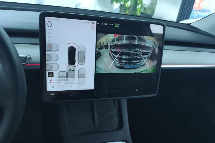 Used Tesla Model Y 2023 Rear-Wheel-Drive Version Audio And AC Panel