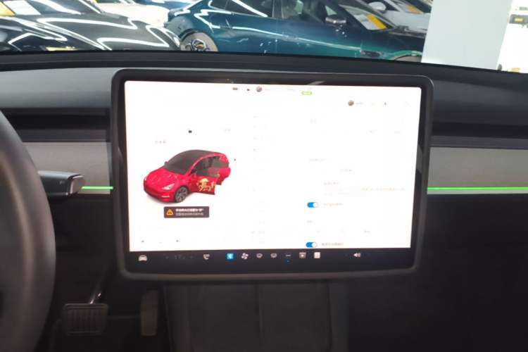 Used Tesla Model Y 2023 Rear-Wheel-Drive Version Audio And AC Panel