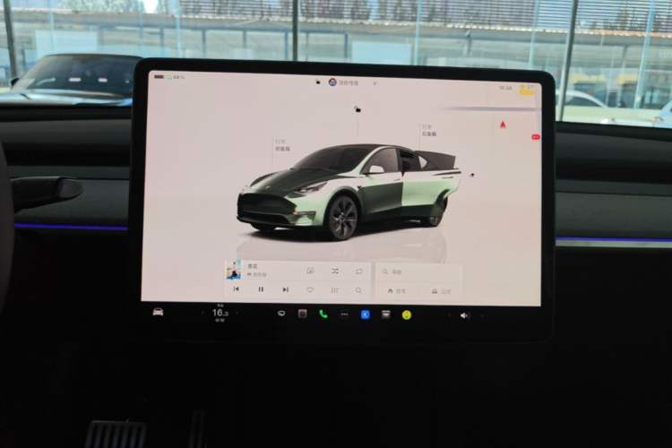 Used Tesla Model Y 2023 Rear-Wheel-Drive Version Audio And AC Panel