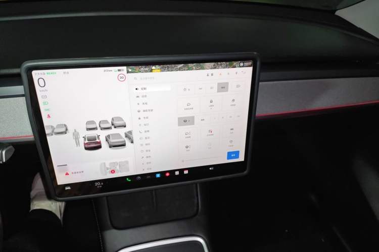 Used Tesla Model Y 2023 Rear-Wheel-Drive Version Audio And AC Panel