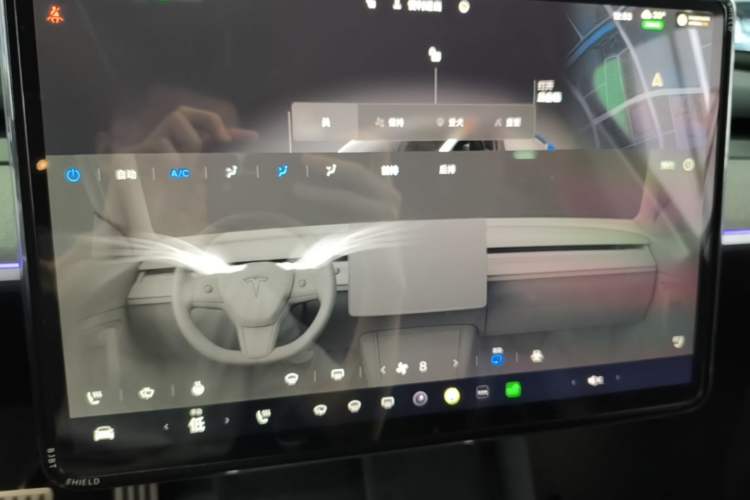 Used Tesla Model Y 2023 Rear-Wheel-Drive Version Audio And AC Panel