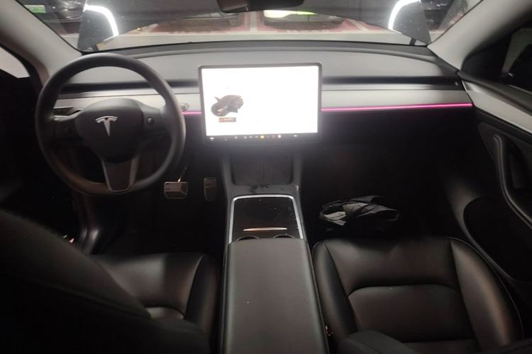 Used Tesla Model Y 2023 Long-Range All-Wheel-Drive Version Center Console