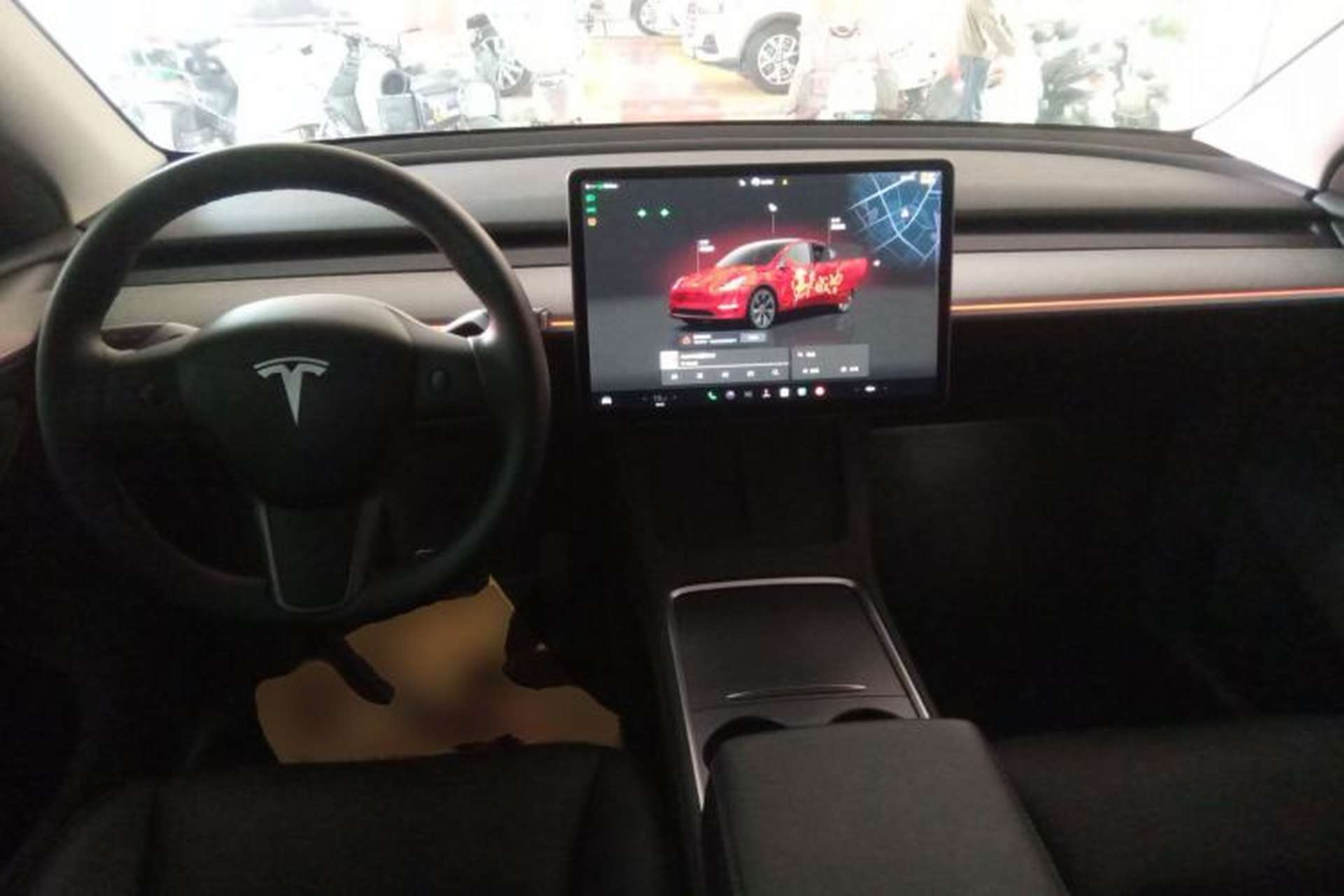 Used Tesla Model Y 2023 Rear-Wheel-Drive Version Center Console