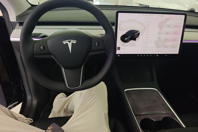 Used Tesla Model Y 2023 Long-Range All-Wheel-Drive Version Center Console