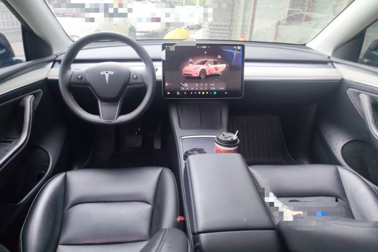 Used Tesla Model Y 2023 Long-Range All-Wheel-Drive Version Center Console