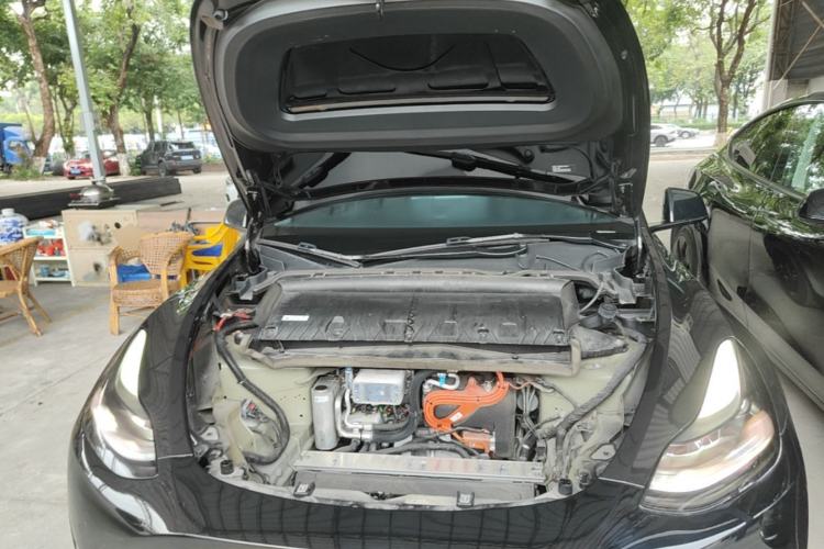 Used Tesla Model Y 2023 Long-Range All-Wheel-Drive Version Engine Bay