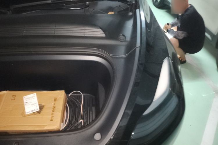 Used Tesla Model Y 2023 Long-Range All-Wheel-Drive Version Engine Bay Left