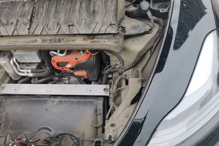 Used Tesla Model Y 2023 Long-Range All-Wheel-Drive Version Engine Bay Left