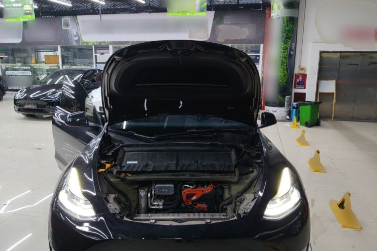 Used Tesla Model Y 2023 Long-Range All-Wheel-Drive Version Engine Bay