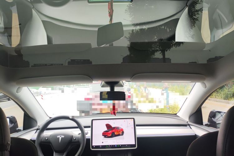 Used Tesla Model Y 2023 High-Performance All-Wheel-Drive Version Headliner