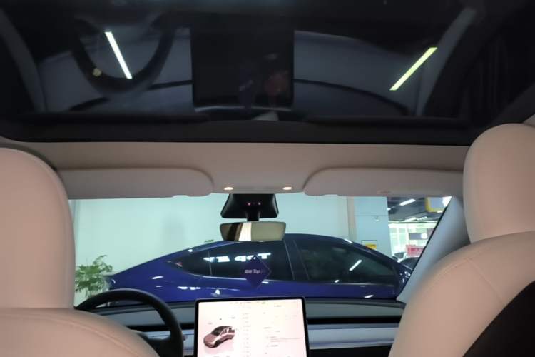 Used Tesla Model Y 2023 Rear-Wheel-Drive Version Headliner