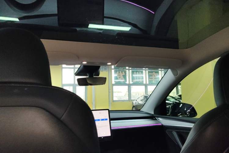 Used Tesla Model Y 2023 Long-Range All-Wheel-Drive Version Headliner