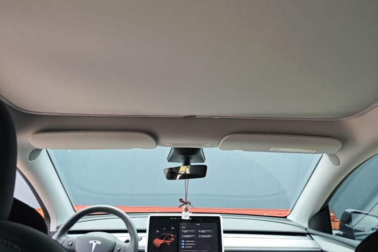 Used Tesla Model Y 2023 Rear-Wheel-Drive Version Headliner