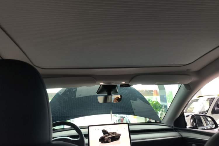 Used Tesla Model Y 2023 Rear-Wheel-Drive Version Headliner