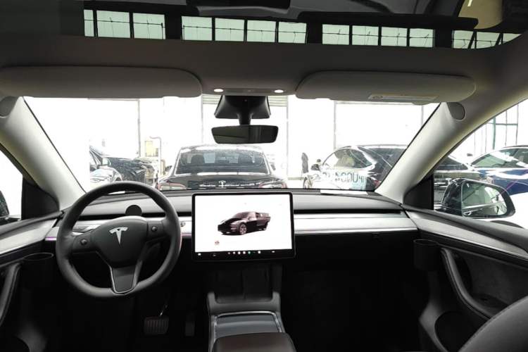 Used Tesla Model Y 2023 Rear-Wheel-Drive Version Headliner